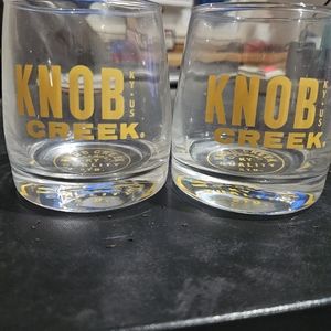 2 pack Knob Creek Whiskey rock cocktail glasses